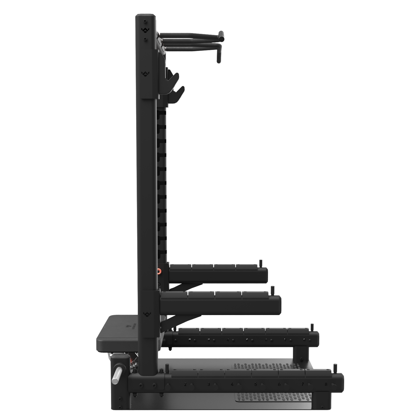 Glute Builder Glute Bridge Bench with Squat Rack Attachment