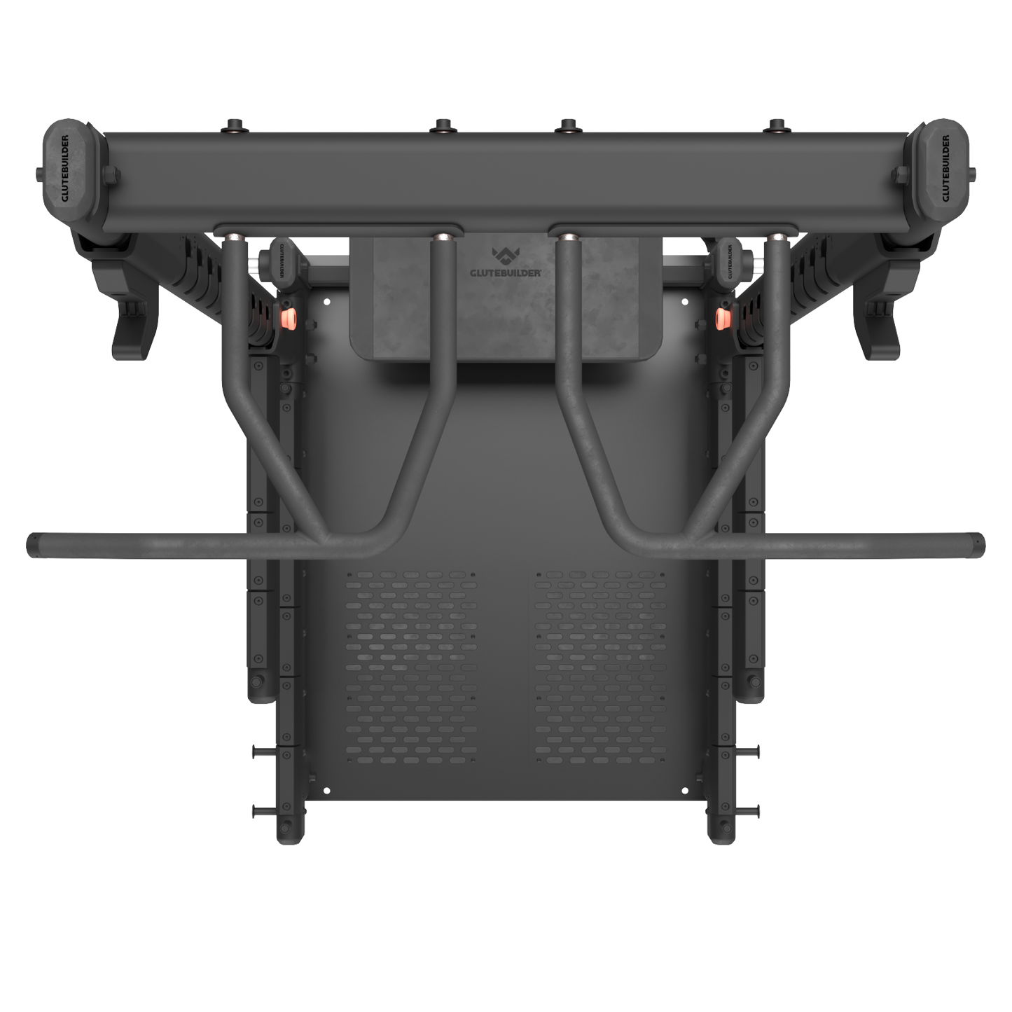 Glute Builder Glute Bridge Bench with Squat Rack Attachment