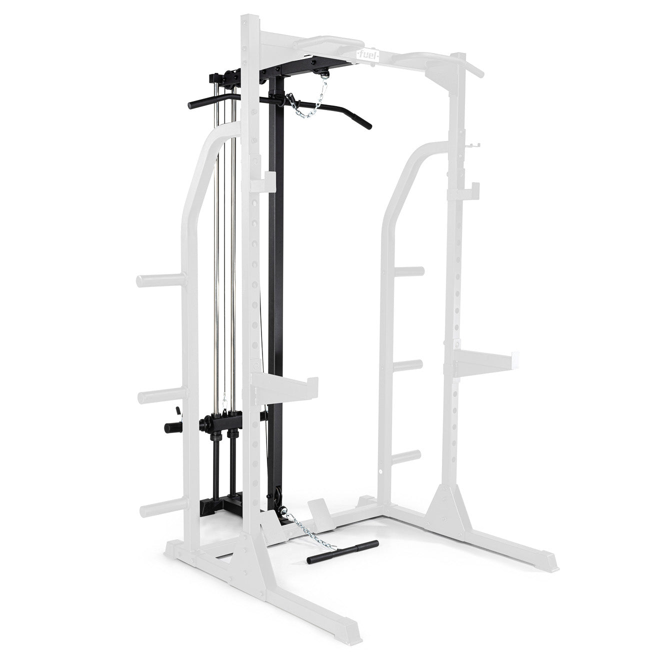 Fuel Fitness Power Rack with Hi-Lo Pulley