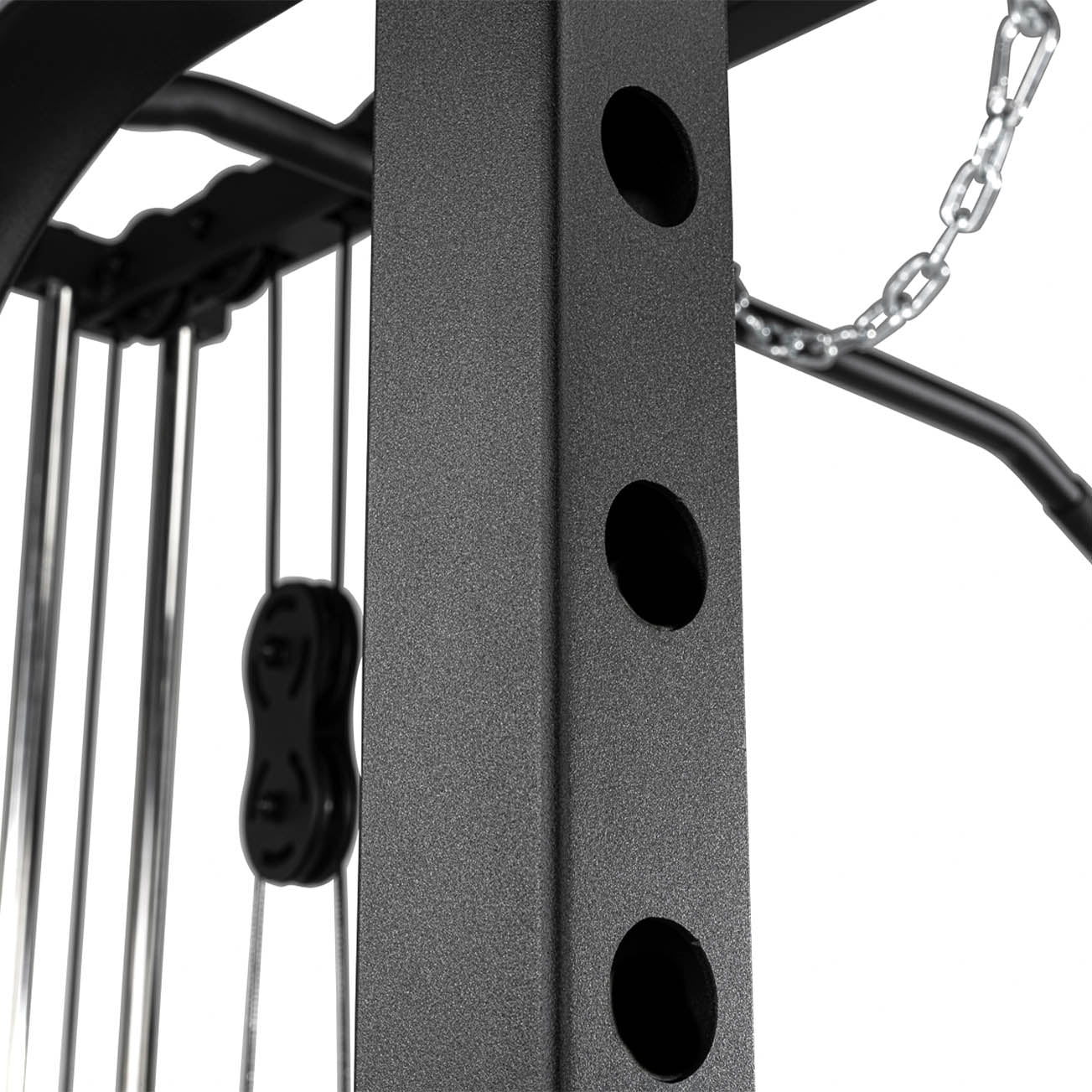 Fuel Fitness Power Rack with Hi-Lo Pulley
