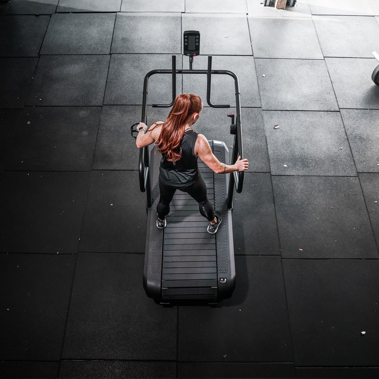 Half Human Curved Non-Motorised Treadmill