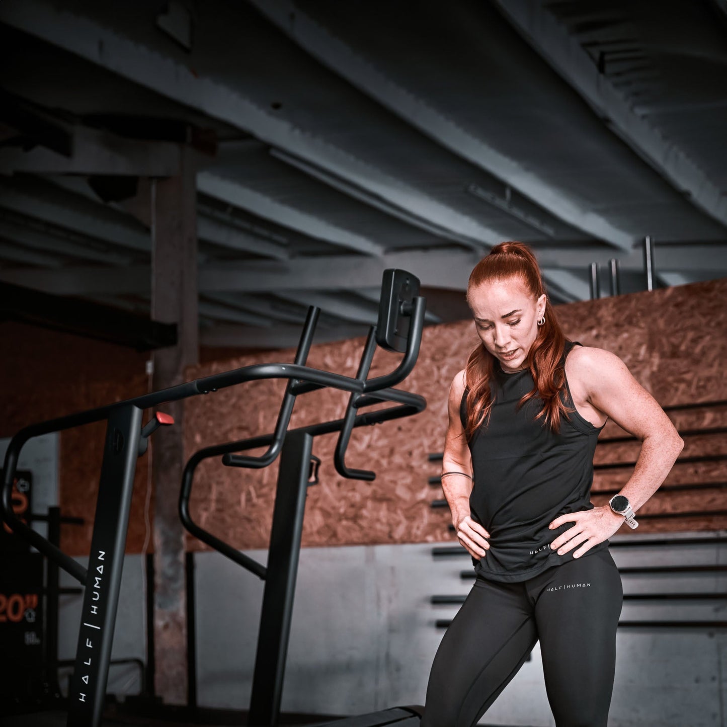 Half Human Curved Non-Motorised Treadmill