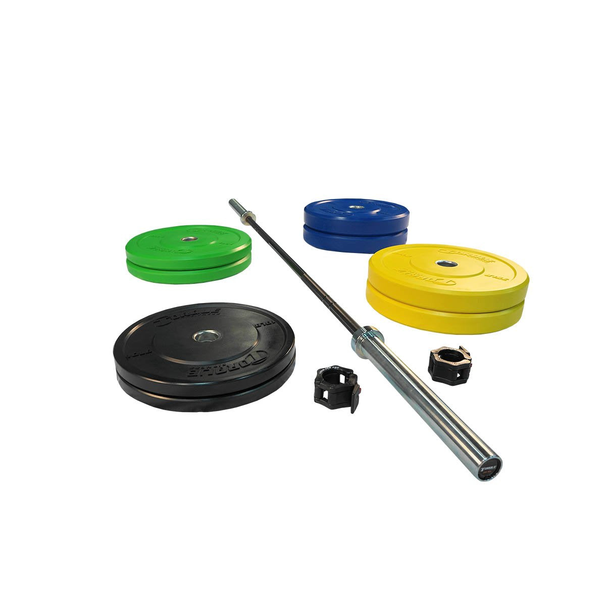 Torque Bumper Plate Station Coloured Package-20kg