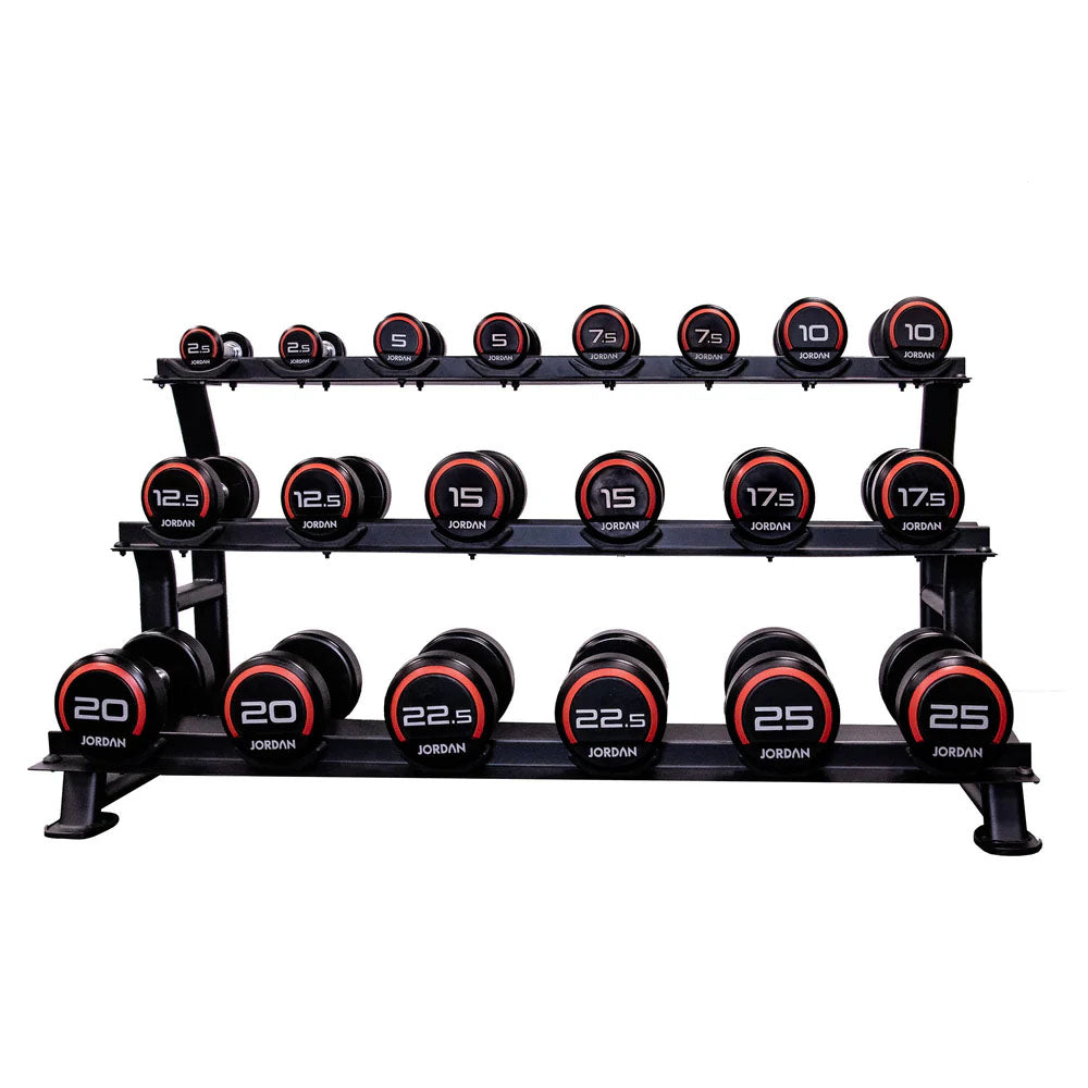 Jordan 3 Tier Dumbbell Rack - 10 Pair