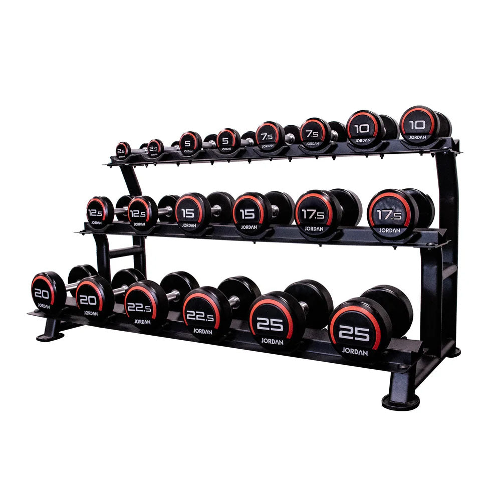 Jordan 3 Tier Dumbbell Rack - 10 Pair