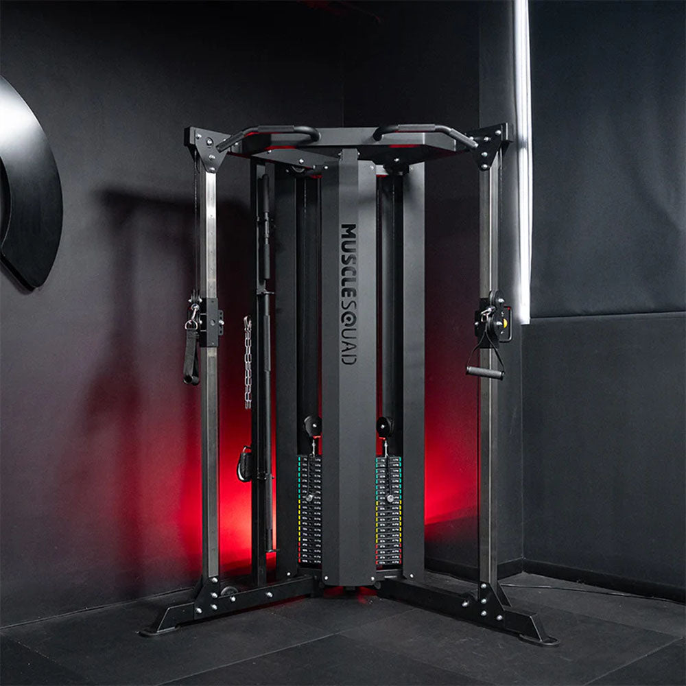 MuscleSquad Dual Action Pulley Cable Machine