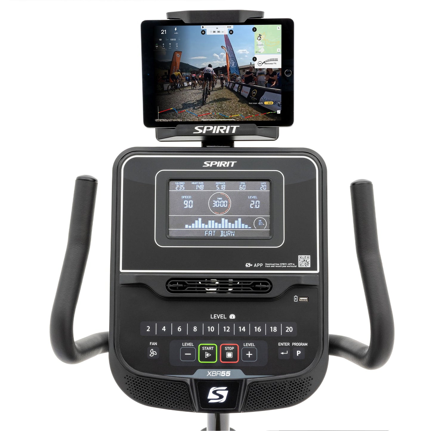 Spirit Fitness XBR 55 Recumbent Exercise Bike