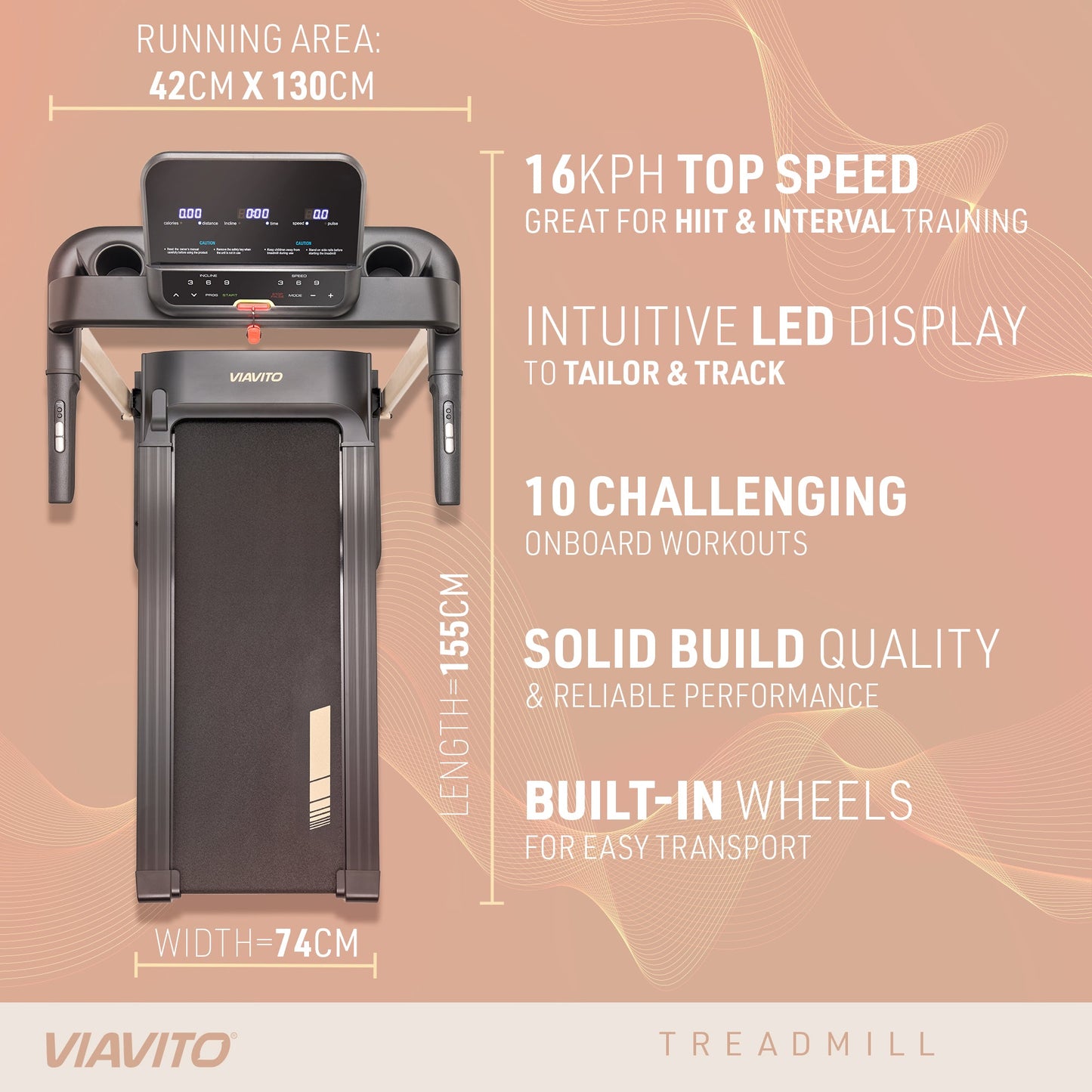 Viavito ST1 Folding Treadmill
