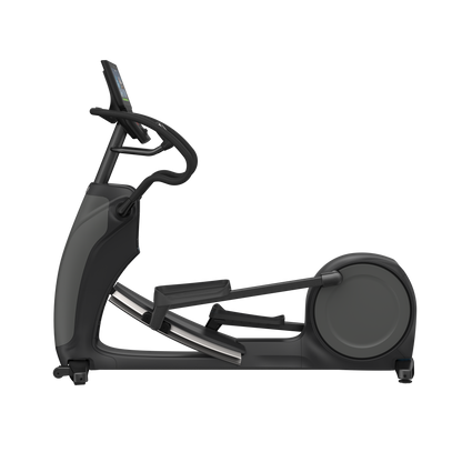 Precor EFX® 883 with Converging CrossRamp® Fixed Arms Elliptical Cross trainer- P84 Chrome cast Screen
