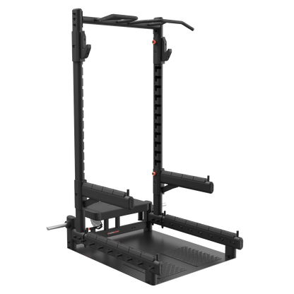 Glute Builder Glute Bridge Bench with Squat Rack Attachment