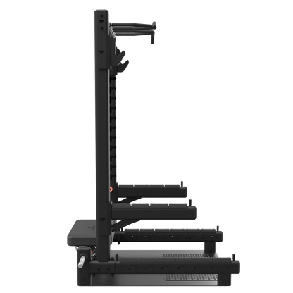 Glute Builder Glute Bridge Bench with Squat Rack Attachment