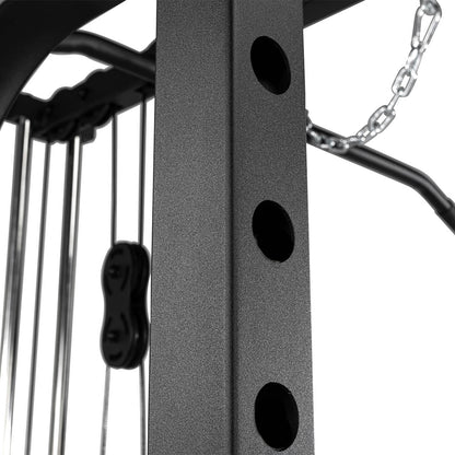Fuel Fitness Power Rack with Hi-Lo Pulley