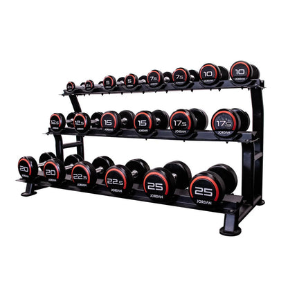 Jordan 3 Tier Dumbbell Rack - 10 Pair