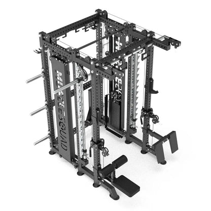 MuscleSquad Phase 4 Cable Multifunctional Squat Rack and Smith Machine