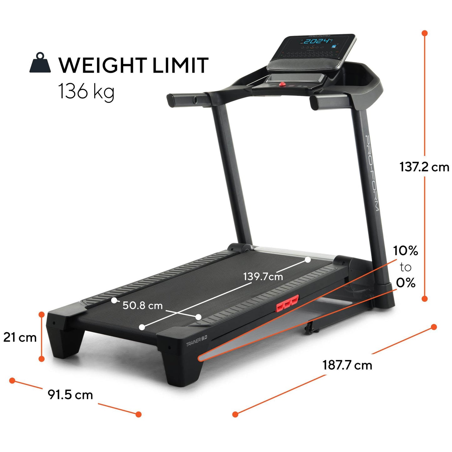 ProForm Trainer 9.0 Folding Treadmill