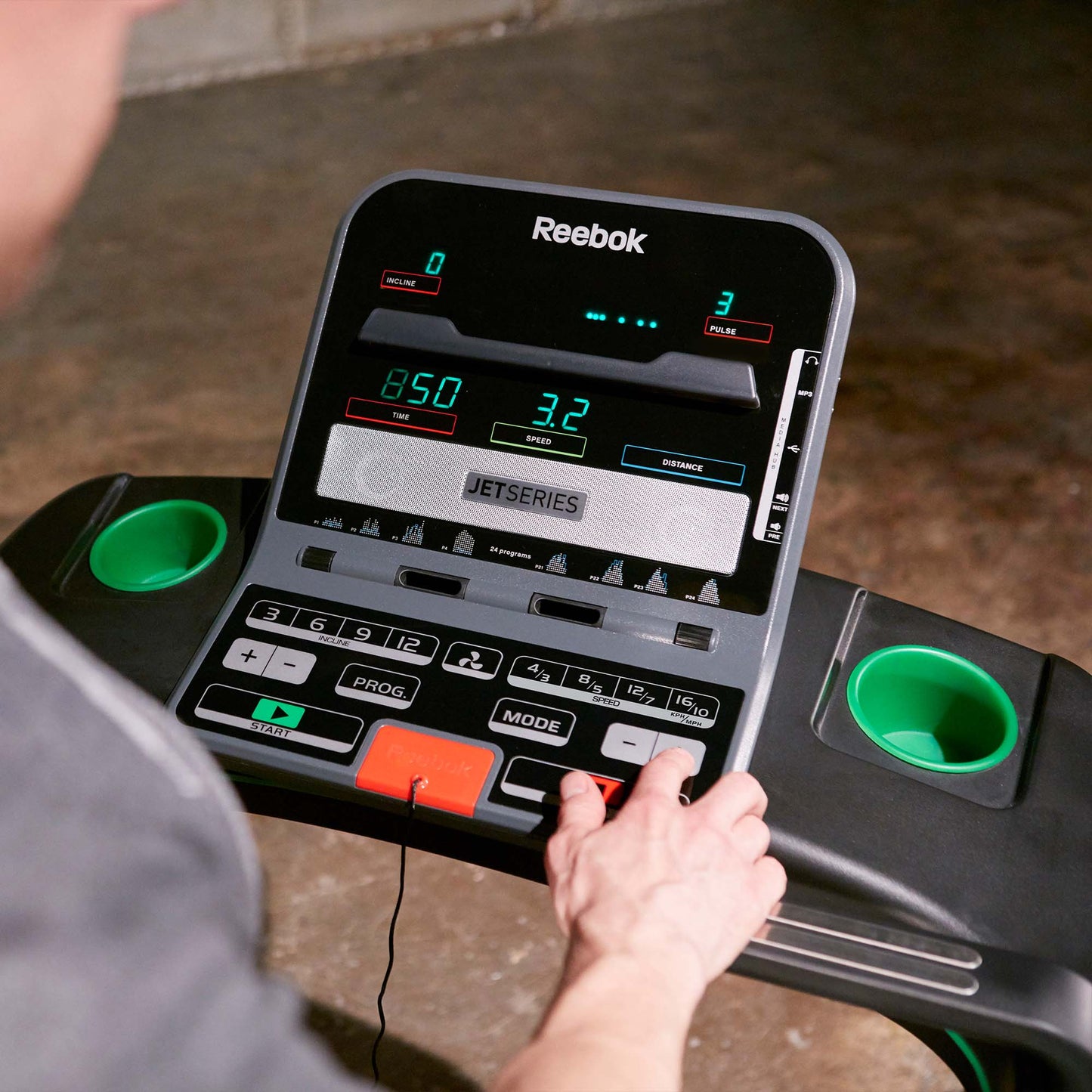 Reebok Jet 200 Series Bluetooth Folding Treadmill